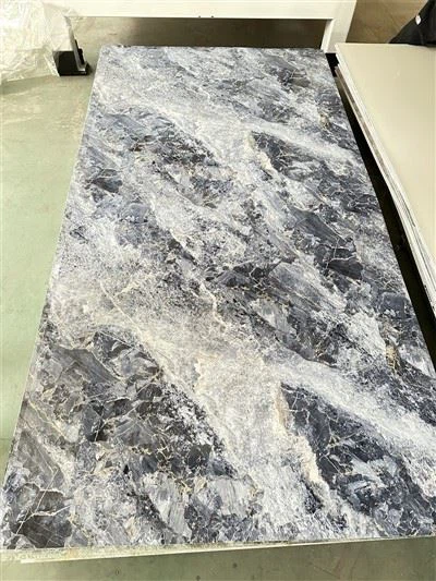 PVC Marble fèy UV kouvwi panèl miray la